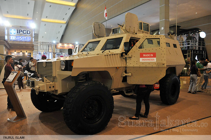 Pameran Industri Pertahanan Indo Defence 2014 Expo and Forum di Jiexpo Kemayoran, Jakarta. (Foto: Fajrul Islam/SuaraJakarta)