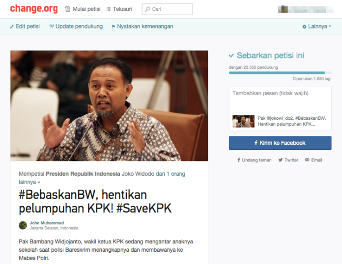 suara jakarta KPK bambang wijayanto